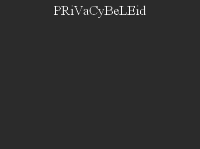 PRiVaCyBeLEid